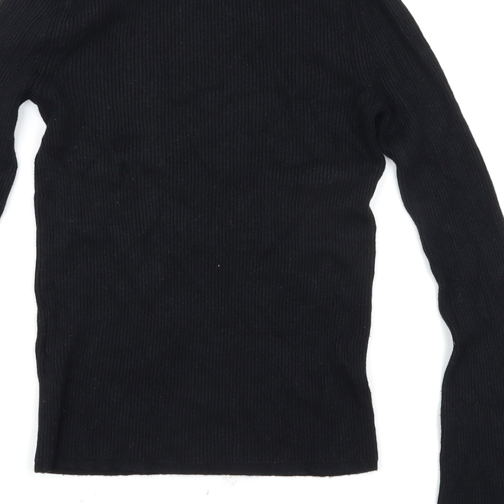 Marks and Spencer Womens Black Pullover Jumper Size 8