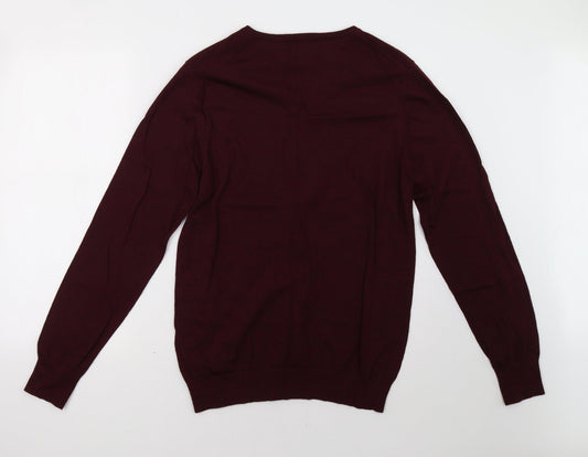 Linea Mens Red Pullover Sweatshirt Size M