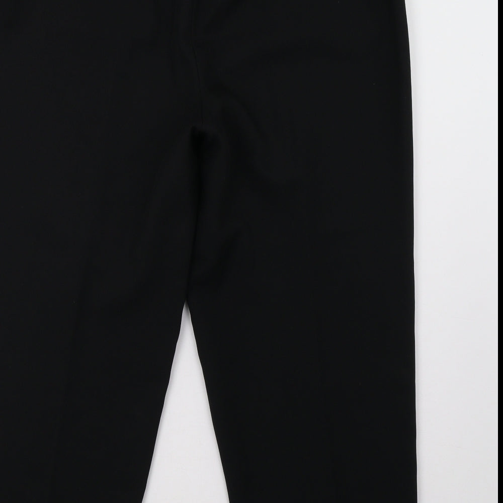 BM Womens Black Trousers Size 16 L30 in