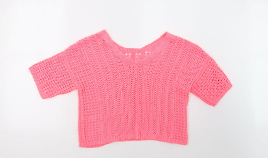 NEXT Womens Pink Pullover Sweatshirt Size S
