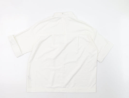 ASOS Womens White Basic Blouse Size 8