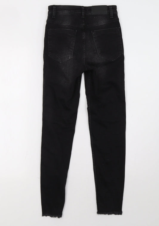 na-kd Womens Black Skinny Jeans Size 6 L28 in
