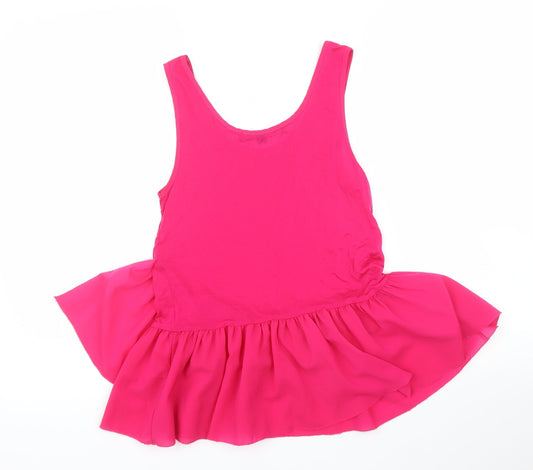 French Connection Womens Pink Basic Tank Size S