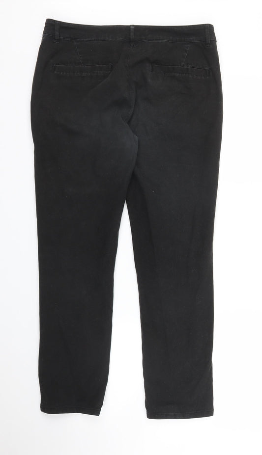 ASOS Womens Black Straight Jeans Size 33 in L30 in