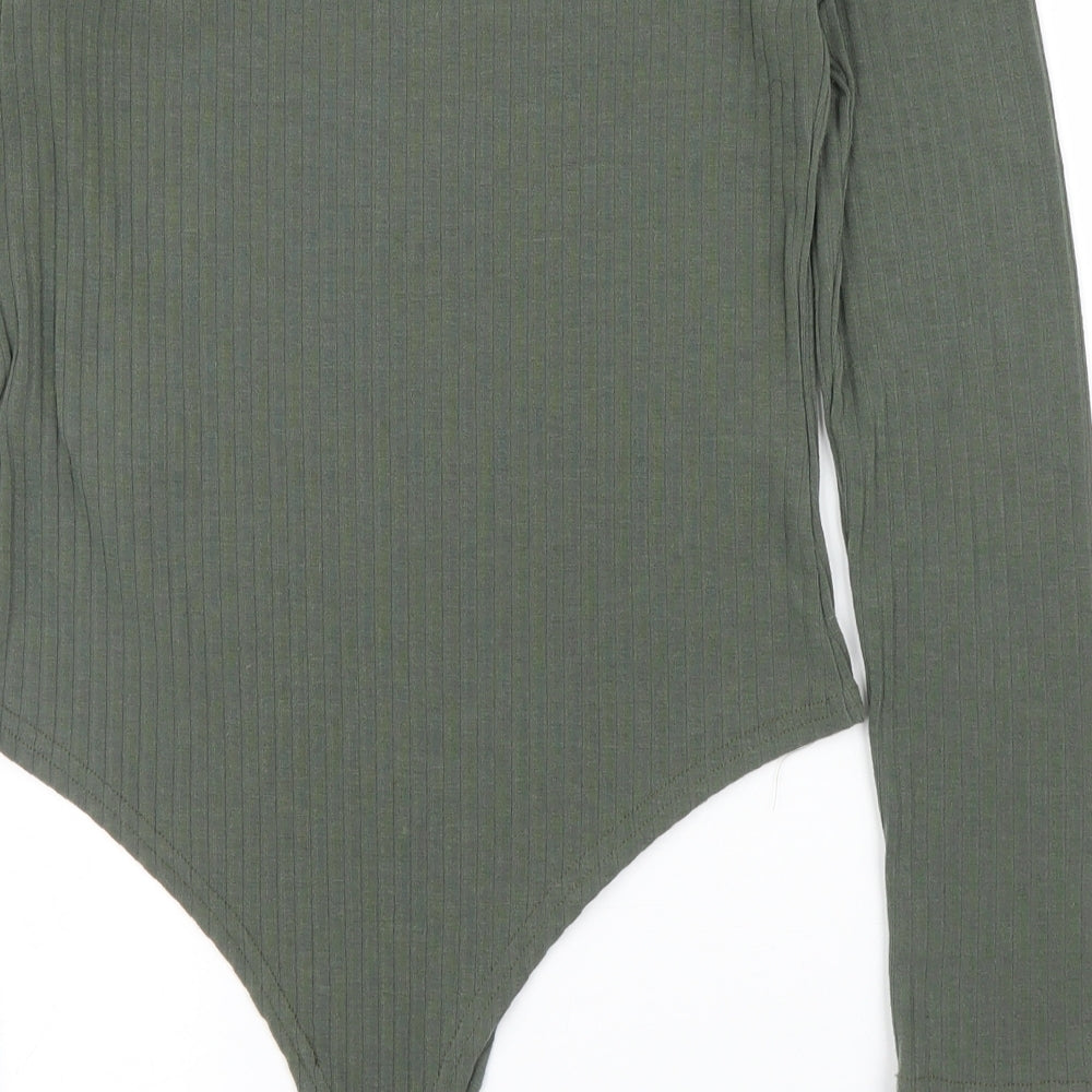 New Look Womens Green Leotard One-Piece Size 10