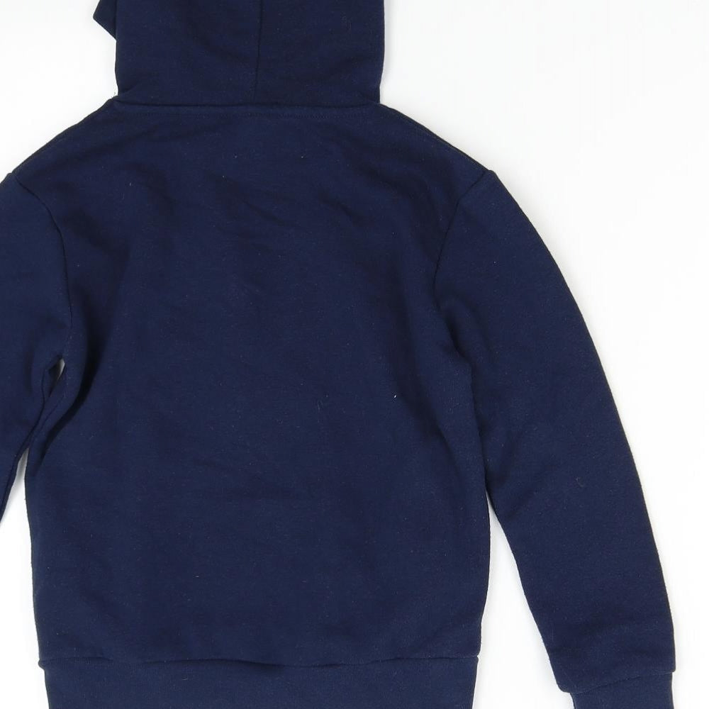 American College Girls Blue Pullover Hoodie Size 8 Years