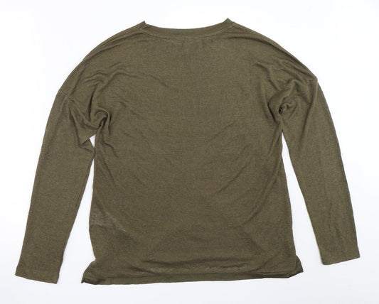 Only Womens Green Pullover Jumper Size M