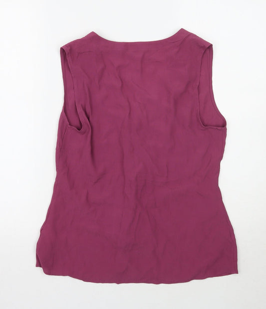 NEXT Womens Purple Basic Button-Up Size 12