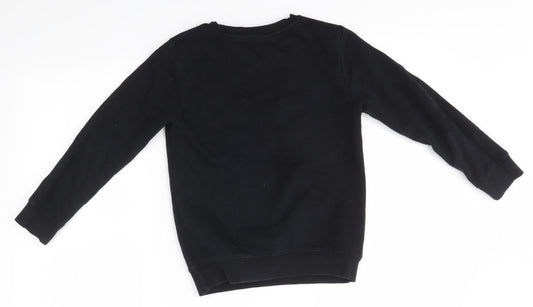 George Boys Black Pullover Jumper Size 8-9 Years