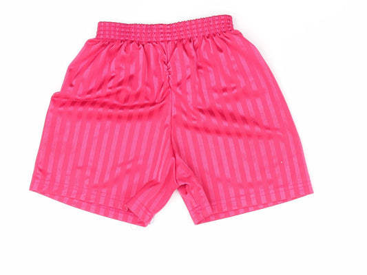 School Trends Boys Red Striped Utility Shorts Size 4-5 Years