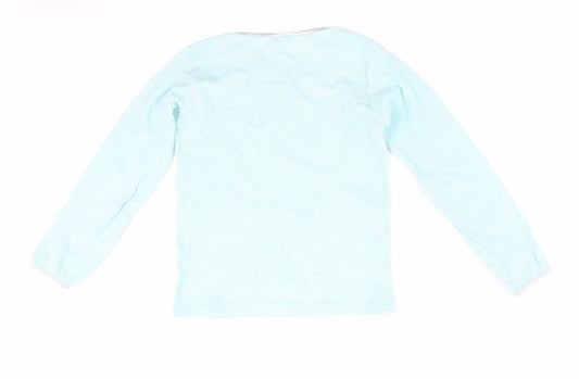 Mackays Girls Blue Solid Pyjama Top Size 9-10 Years