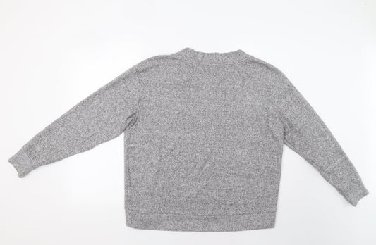 H&M Womens Grey Pullover Jumper Size M