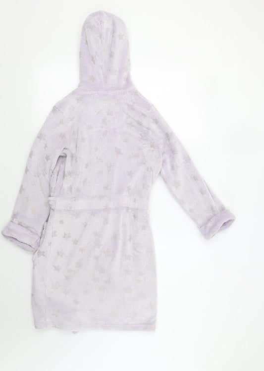 TU Girls Purple Kimono Robe Size 9-10 Years - Star Print
