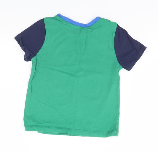 George Boys Green Basic T-Shirt Size 3-4 Years - Future Race Car Driver