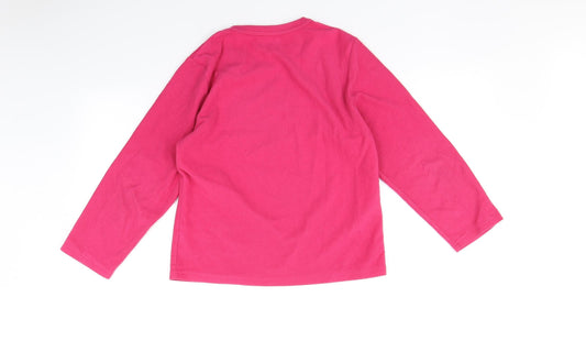 Primark Girls Pink Pyjama Top Size 11-12 Years - Owls