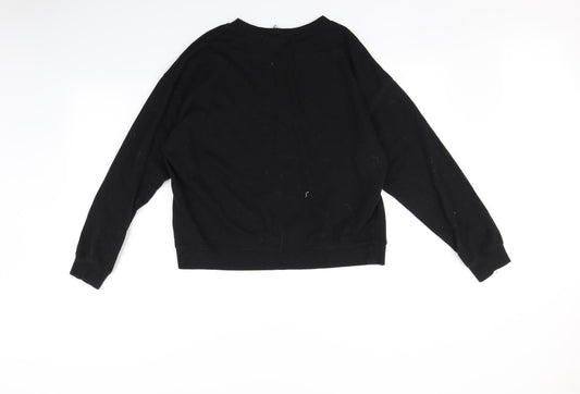 H&M Womens Black Pullover Jumper Size L