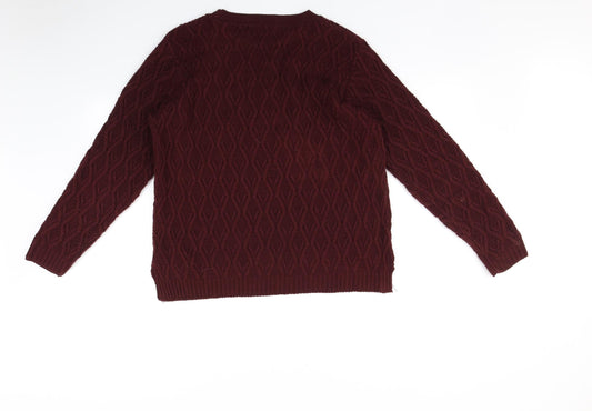 Select Womens Purple Pullover Jumper Size 18