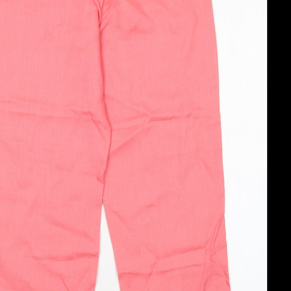 Greatplains Mens Pink Cropped Trousers Size 16 L25 in