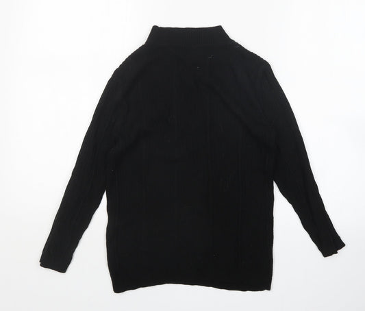 Peacocks Womens Black Pullover Jumper Size 10