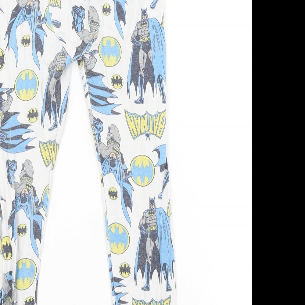 Gap Boys White Geometric Pyjama Pants Size 4 Years