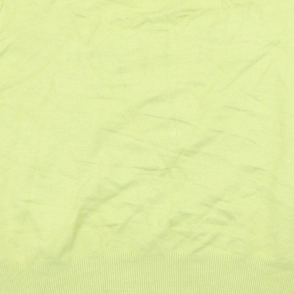 M&S Womens Green Pullover Jumper Size 14
