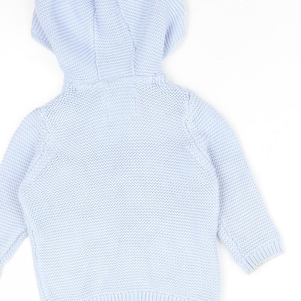FRED&FLO Blue Cardigan Jumper Size 6-9 Months