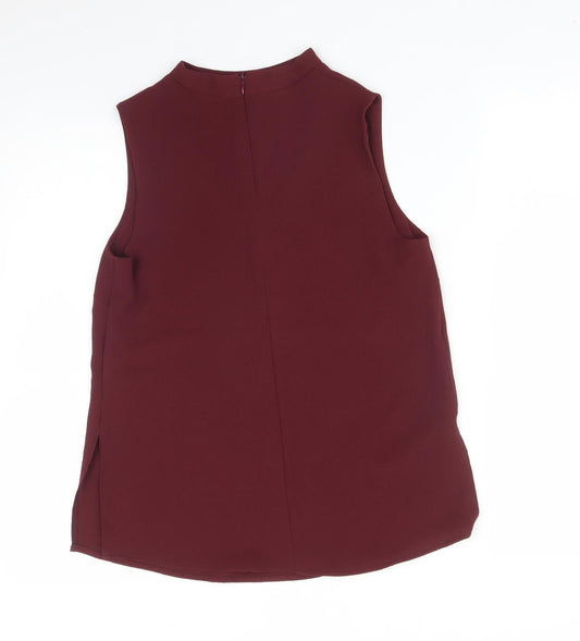 New Look Womens Red Basic T-Shirt Size 6