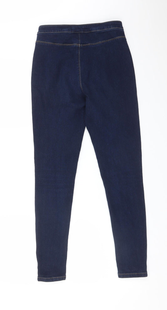 Missguided Womens Blue Jegging Jeans Size 10 L28 in