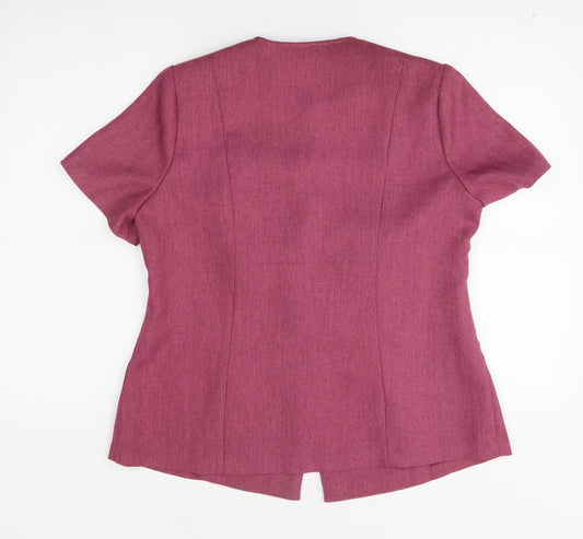 BM Womens Pink Jacket Blazer One Size