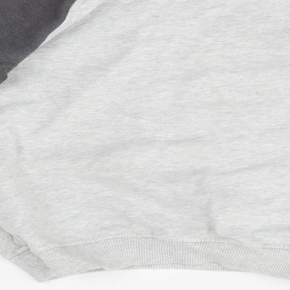 NEXT Girls Grey Pullover Jumper Size 9 Years - this is my happy face