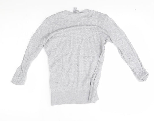 H&M Womens Grey Pullover Jumper Size S