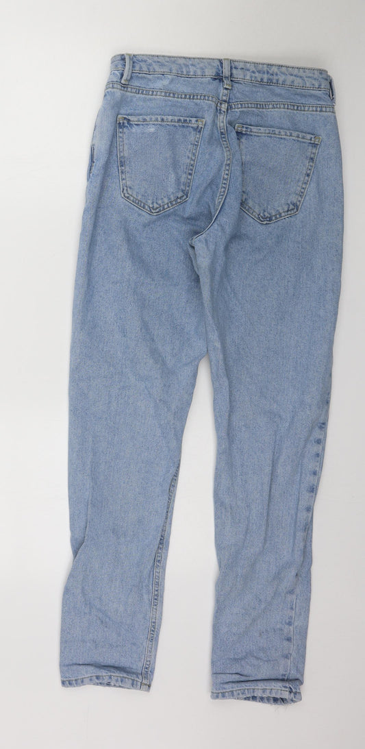 Denim Co. Womens Blue Denim Skinny Jeans Size 8 L31 in