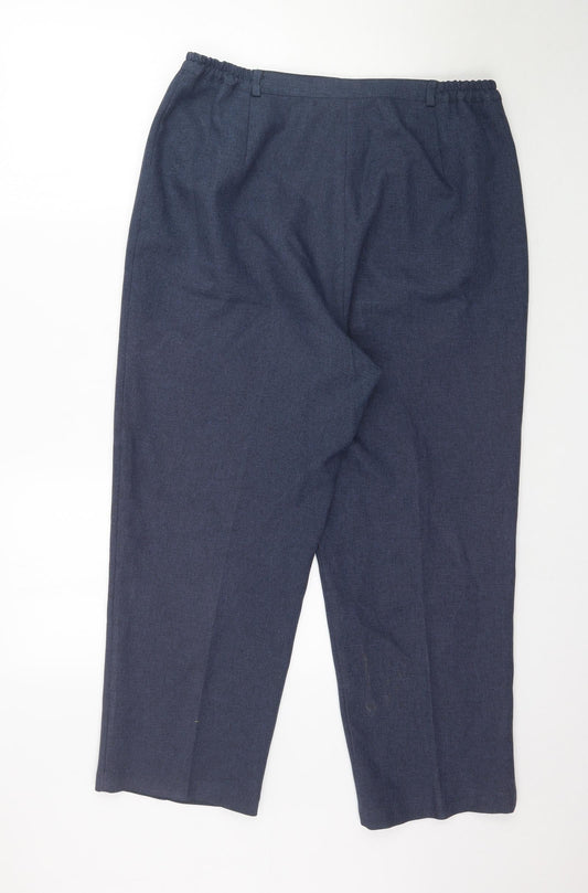 Classics Womens Blue Trousers Size 18 L27 in