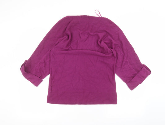 Marks and Spencer Womens Purple Pullover Jumper Size 12