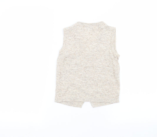 NEXT Girls Brown Cardigan Jumper Size 3-4 Years