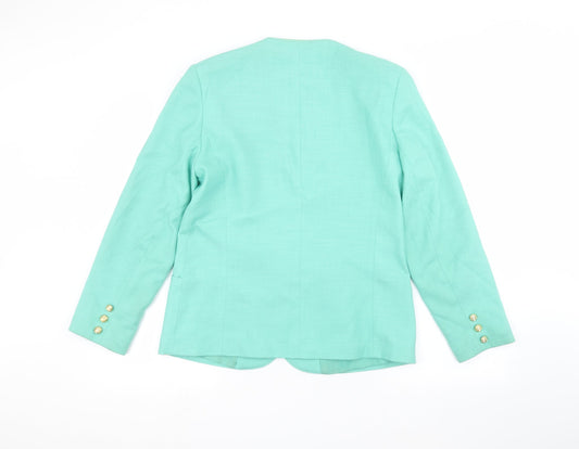 Avenue Womens Green Jacket Size 12