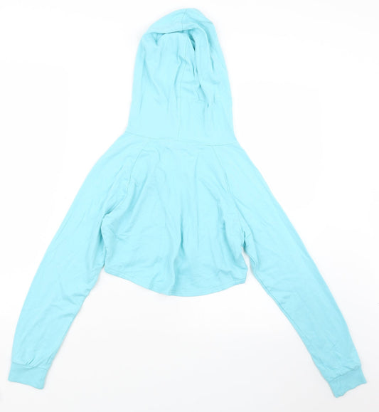 Pineapple Girls Blue Pullover Hoodie Size 11-12 Years
