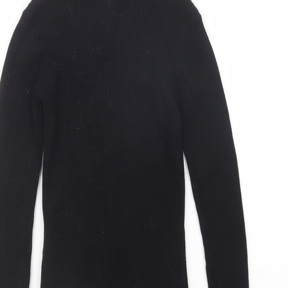 NEXT Girls Black Pullover Jumper Size 10 Years