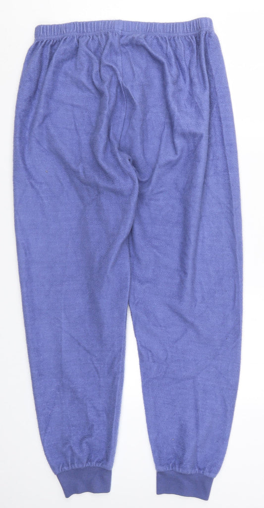 Preworn Womens Purple Trousers Size L L28 in - Loungewear