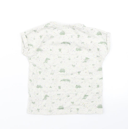 George Boys Green Basic T-Shirt Size 9-12 Months