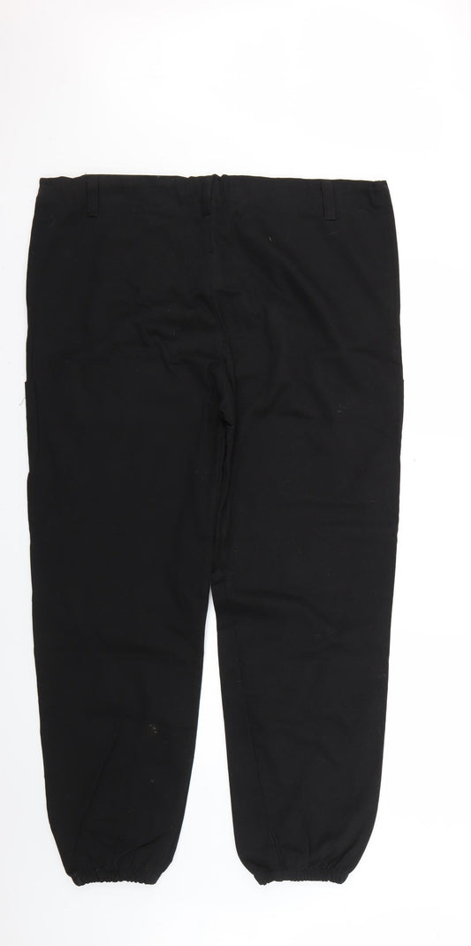 Preworn Mens Black Trousers Size M L28 in