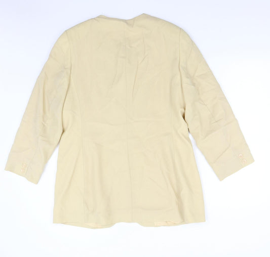 Preworn Womens Yellow Jacket Size L