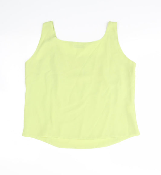 gloria brizio Womens Green Basic Tank Size 20