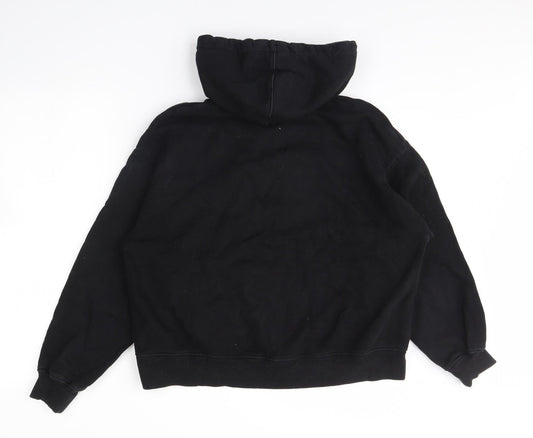 H&M Womens Black Pullover Hoodie Size S