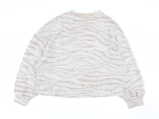 Asda George Womens Multicoloured Striped Pullover Jumper Size S