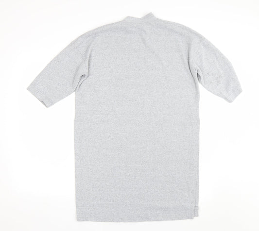 New Look Womens Grey Basic T-Shirt Size S