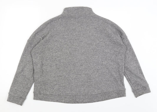 New Look Womens Grey Pullover Jumper Size M
