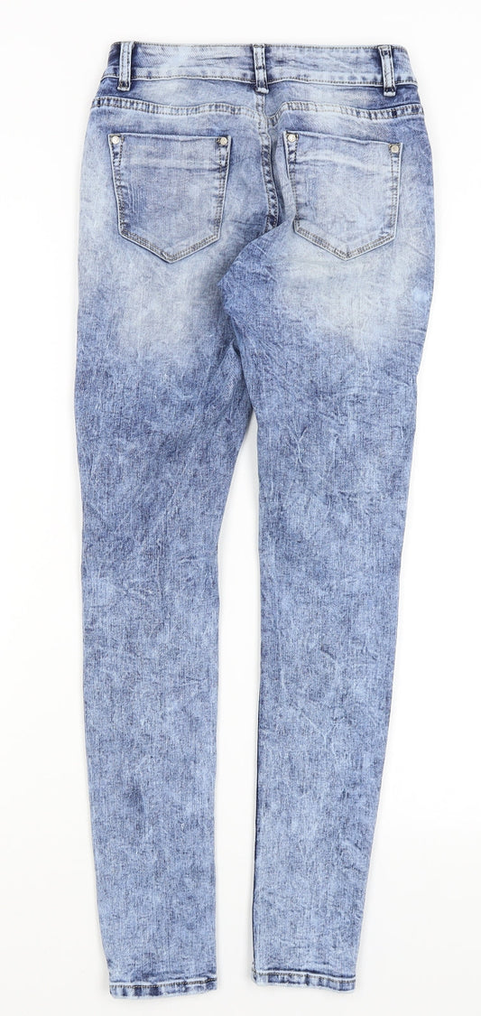 Original Denim Womens Blue Skinny Jeans Size 6 L28 in