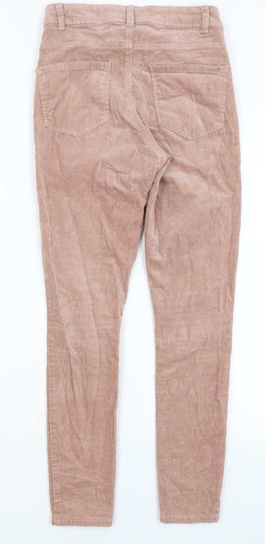Denim Co Womens Pink Capri Trousers Size 6 L26.5 in