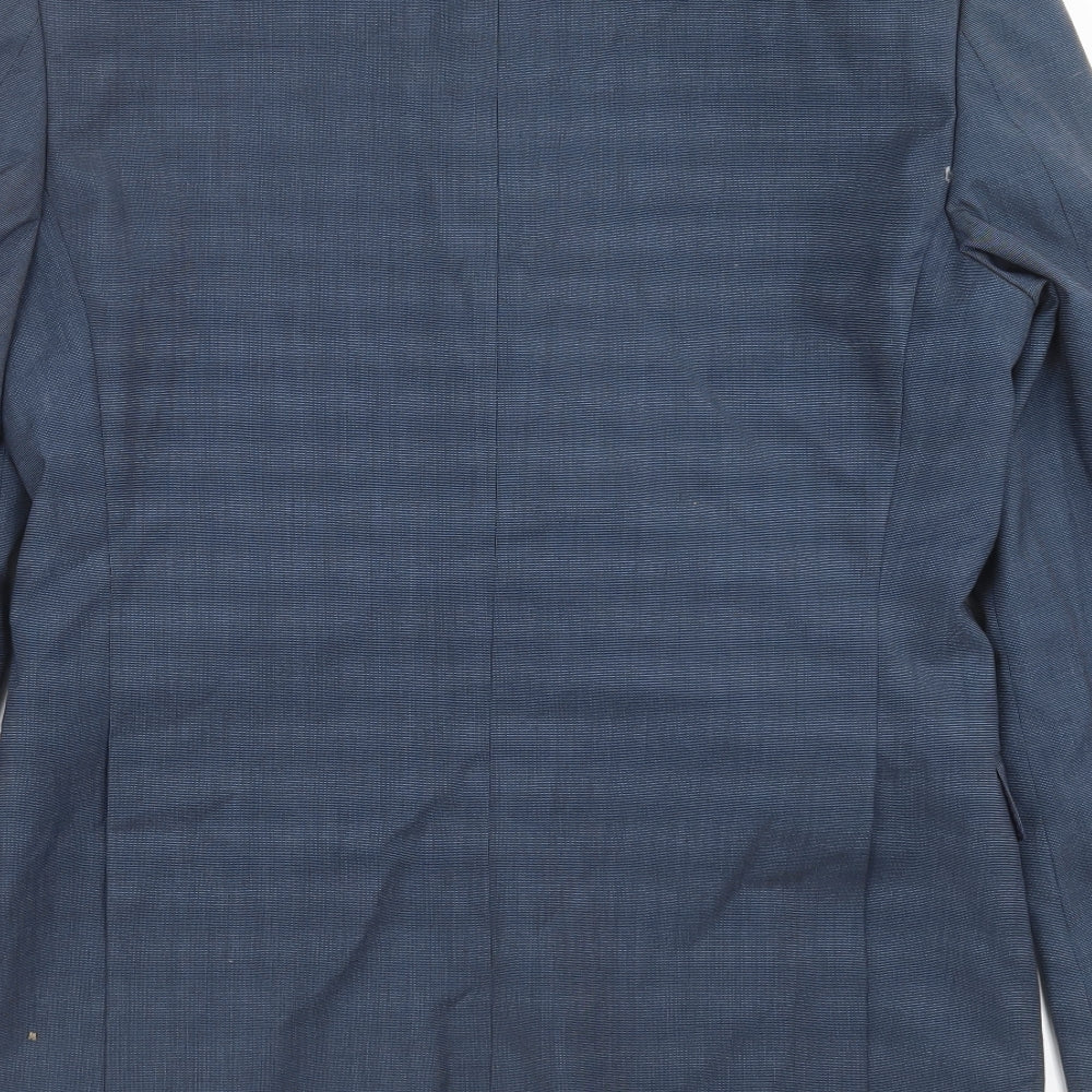 Burton Mens Blue Jacket Suit Jacket Size 38 - Tailored fit
